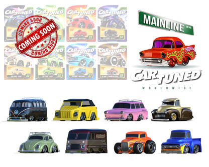 1/64 CarTuned 8-Car Set Series 11 Mainline Assortment of 8 Styles