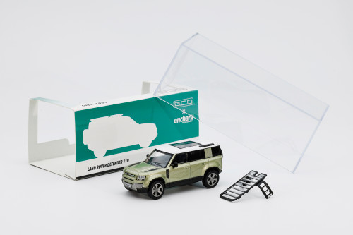 1/64 GCD X enchery Land Rover Defender 110 (Green) Diecast Car