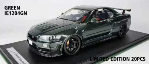 1/12 Ivy Nissan Skyline GT-R R34 Customized Edition (Green) Car