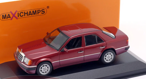 1/43 Minichamps 1991 Mercedes-Benz 500E V8 (Red) Car Model