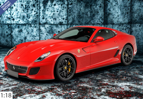 1/18 BBR 2010 Ferrari 599 GTO (Rosso Corsa Red) Car Model Limited