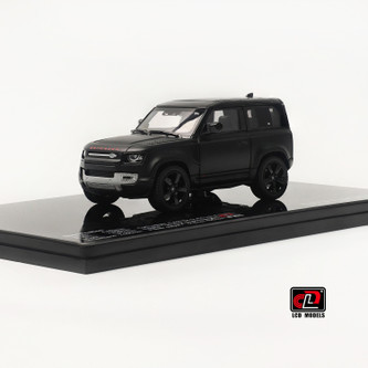 1/43 LCD Land Rover Defender 90 (Matte Black) Diecast Car Model