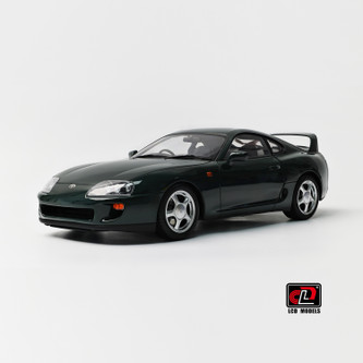 1/18 LCD Toyota Supra A80 (Dark Green) Diecast Car Model
