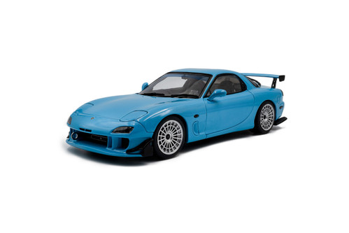 1/18 Solido Mazda RX-7 Type RS (FD3S) (Neon Blue) Diecast Car