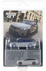 CHASE CAR 1/64 Mini GT BMW M5 Touring (G99) (Chrome Silver