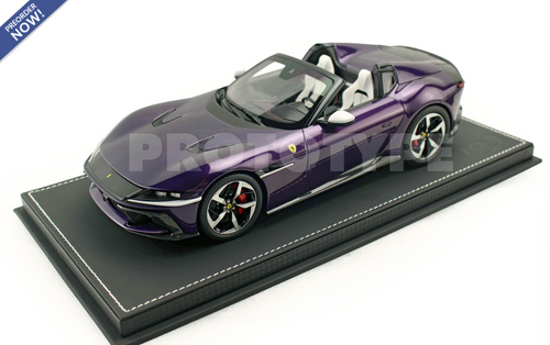 1/18 BBR Ferrari 12Cilindri Spider (Violet Hong Kong Purple) Car