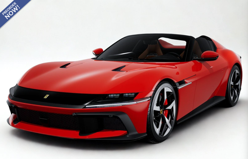 1/18 BBR Ferrari 12Cilindri Spider (Rosso Corsa Red with Terra