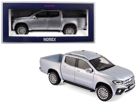 ミニカー 1:18 NOREV 2017 Mercedes-Benz X-class 2017 Mercedes Benz X-Class Pickup Truck Silver 1/18 Diecast Model