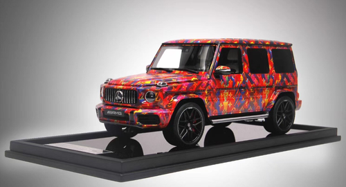 1/64 Motorhelix Mercedes-Benz Mercedes G63 AMG LV Decal Car Model