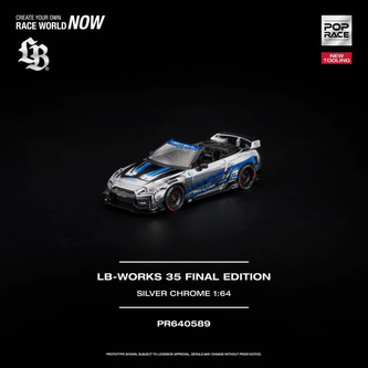 1/64 Poprace Nissan Skyline GT-R R35 LB-Works 35 Final Edition