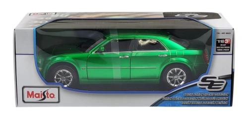 1/18 Maisto 2005 Chrysler Hemi 300C (Green) Diecast Car Model