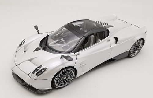 Pagani Huayra Roadster 1/18 ホワイト・ブラック 1/18 LCD Pagani Huayra Roadster (White) Diecast Car Model