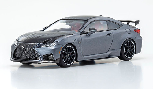 1/43 京商 レクサス RC F Track Edition 1/43 Lexus RCF RC F Track Edition LHD (Matt Mercury Gray Mica