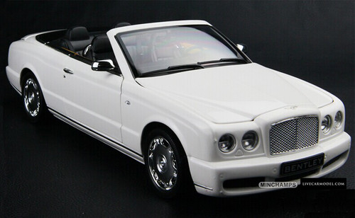 1/18 Minichamps Bentley Azure GTC Cabrioet (White) Diecast Car