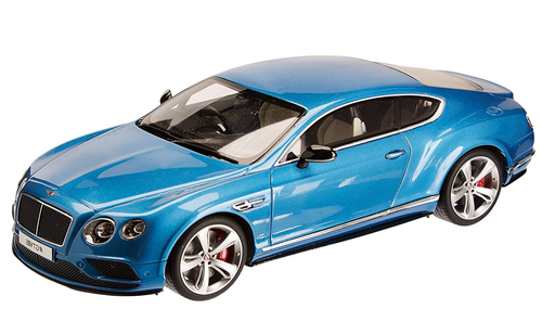 1/18 GT Spirit 2015 Bentley Continental GT V8 S (Blue) Car Model