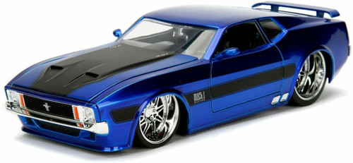 1/24 Jada BIGTIME MUSCLE 1973 FORD MUSTANG MACH 1 Blue Diecast Car