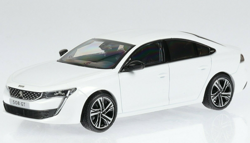 1/43 Norev 2018 Peugeot 508 GT (Pearl White) Diecast Car Model
