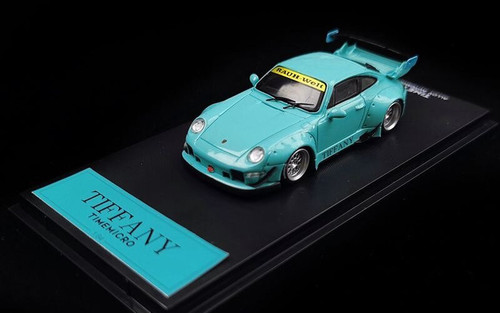 1/64 Time Model Porsche 911 993 RWB (Tiffany Blue) Diecast