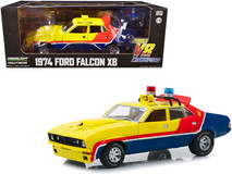 1/18 Greenlight 1974 Ford Falcon XB 4-Door Sedan RHD (Right Hand Drive) "MFP 508" "First of the V8 Interceptors"(1979) Movie Diecast Car Model