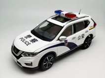 1/18 Dealer Edition 2018 Nissan Rogue X-Trail Xtrial Police Car Diecast Car Model