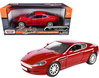 1/24 Motormax Timeless Legends Aston Martin DB9 Coupe (Red) Diecast Car Model