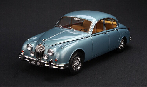 1/18 Paragon 1962 Jaguar Mark 2 MK2 3.8 (Opalescent Blue) Diecast