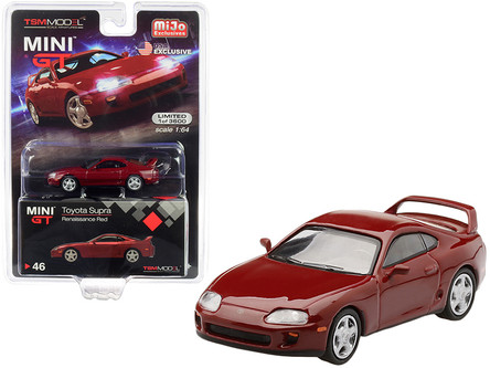 MINI GT 46 Toyota Supra (JZA80) Renaissance Red RHD Asia