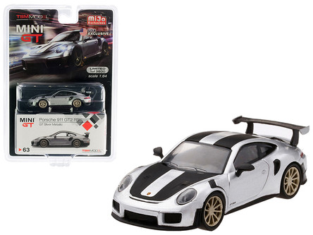 Porsche 911 GT2 RS Weissach Package GT Silver Metallic with