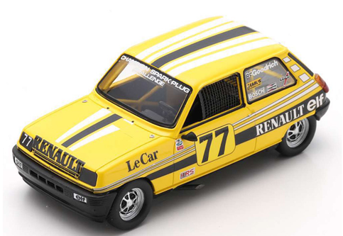 RENAULT 5 LE CAR USA 1980 JAUNE LABEL43