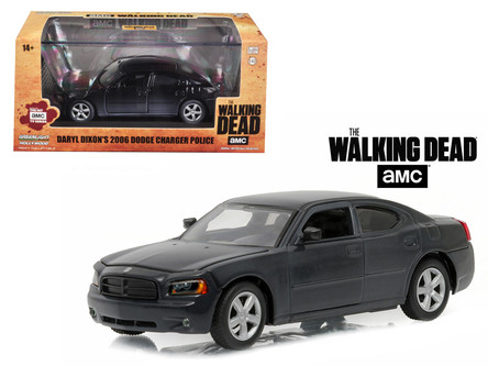 Greenlight 1/43 Dodge Charger Police 2006 - The Rookie - Noir Et Blanc