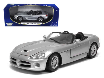 1/18 Motormax Dodge Viper SRT-10 (Silver) Diecast Car Model