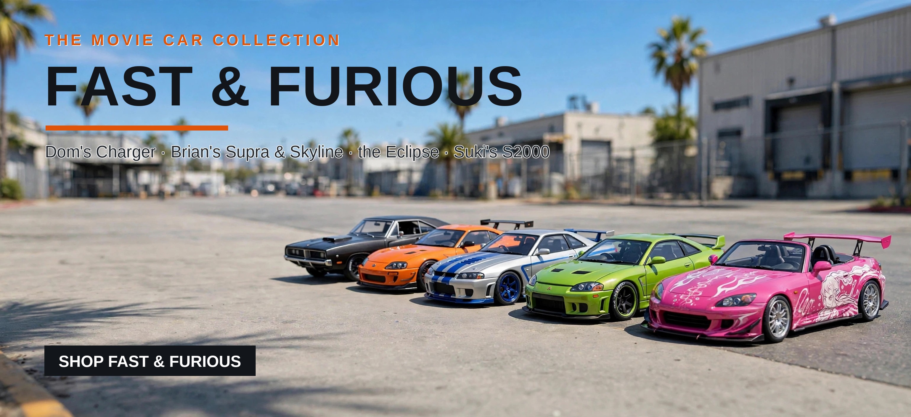 Fast and Furious diecast model cars