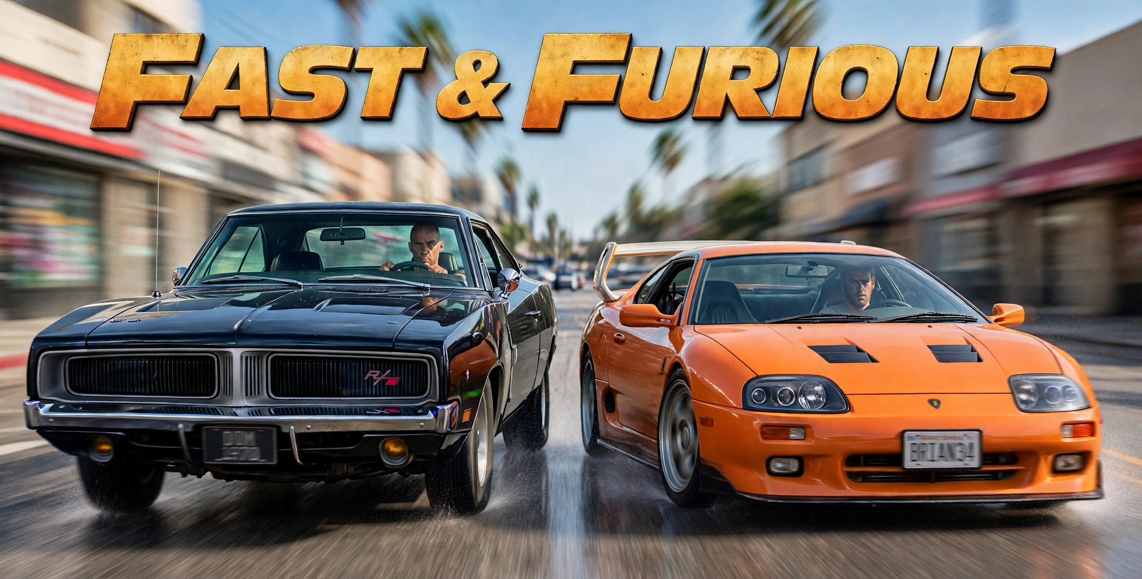 Fast and Furious diecast model cars