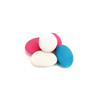 Dragée amande bleu blanc rose en vrac Dragée amande bleu blanc rose en vrac