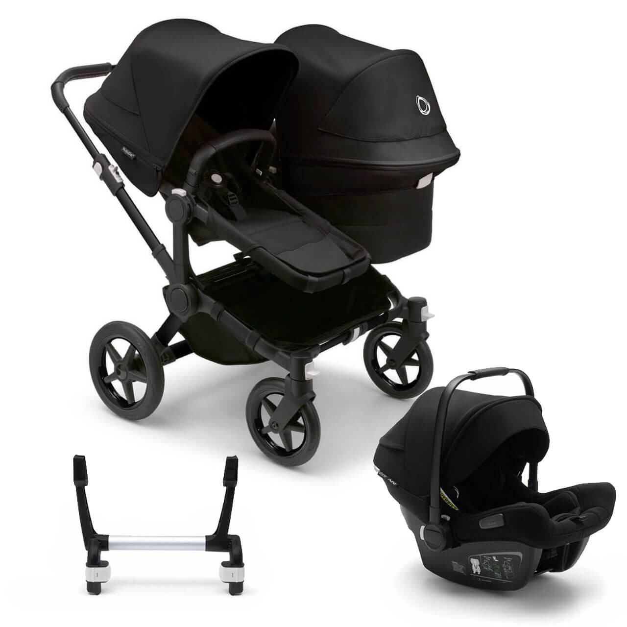 Bugaboo donkey hot sale all black