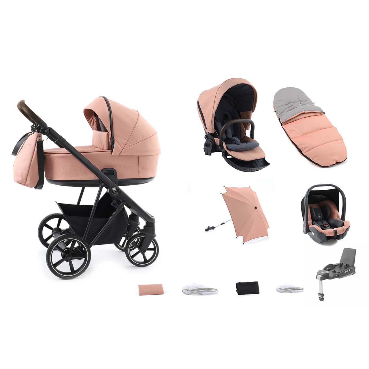 Babystyle Prestige Vogue 12-Piece Travel System Coral - Main Image