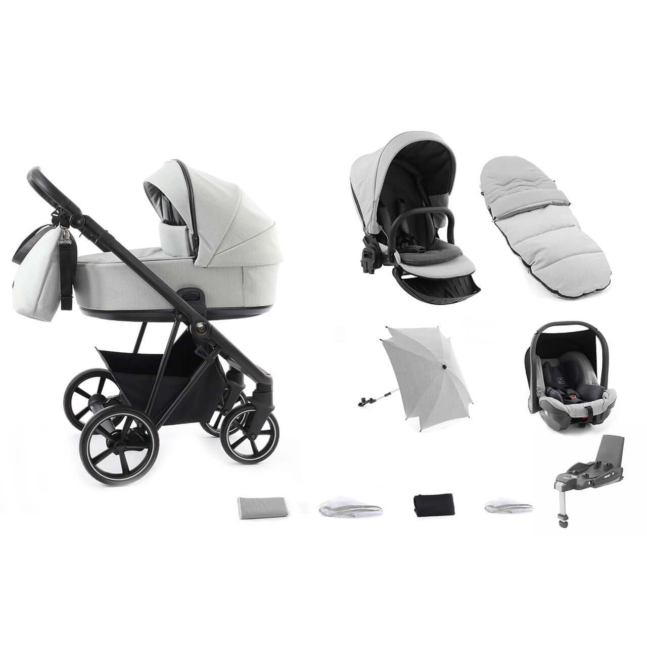Babystyle Prestige Vogue 12-Piece Travel System Flint