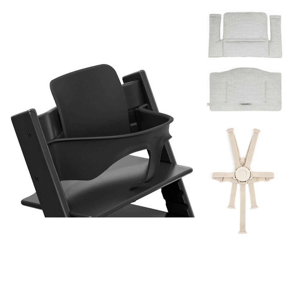 Stokke® Tripp Trapp® Accessory Set - Black | Winstanleys Pramworld