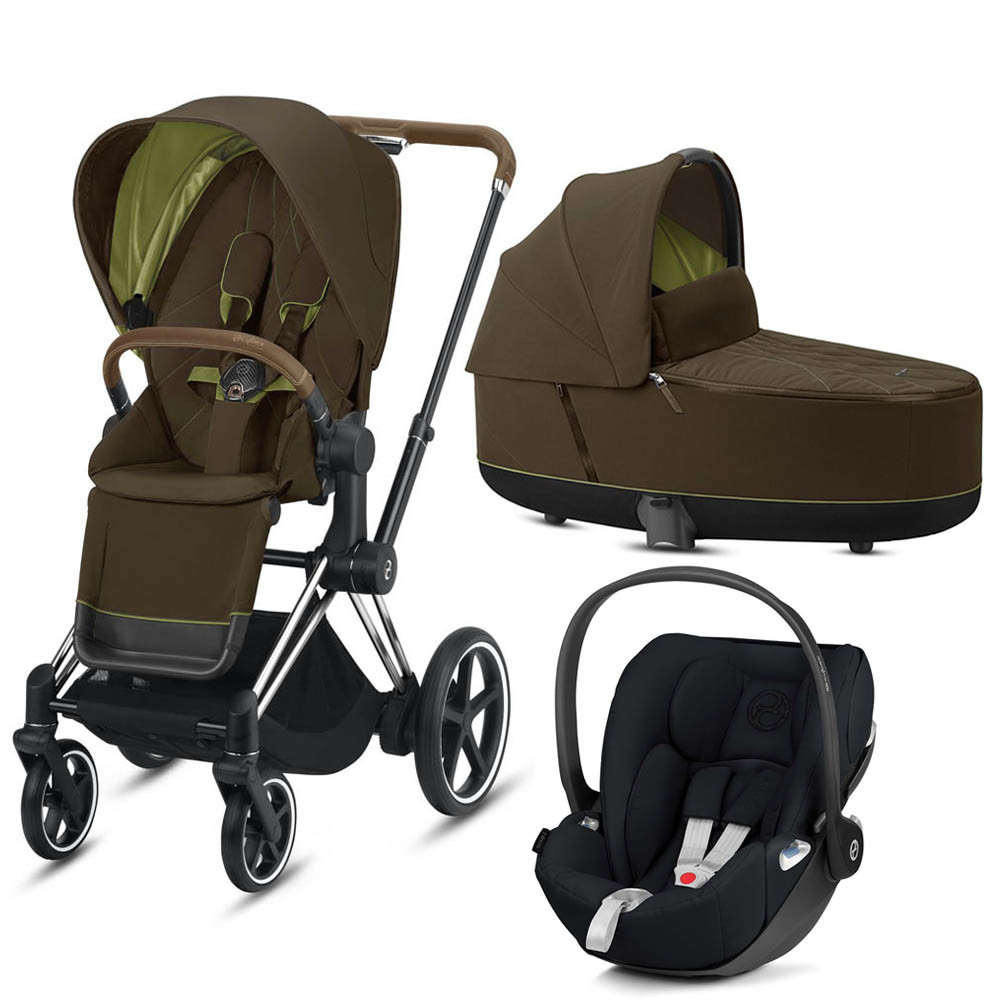 khaki green stroller