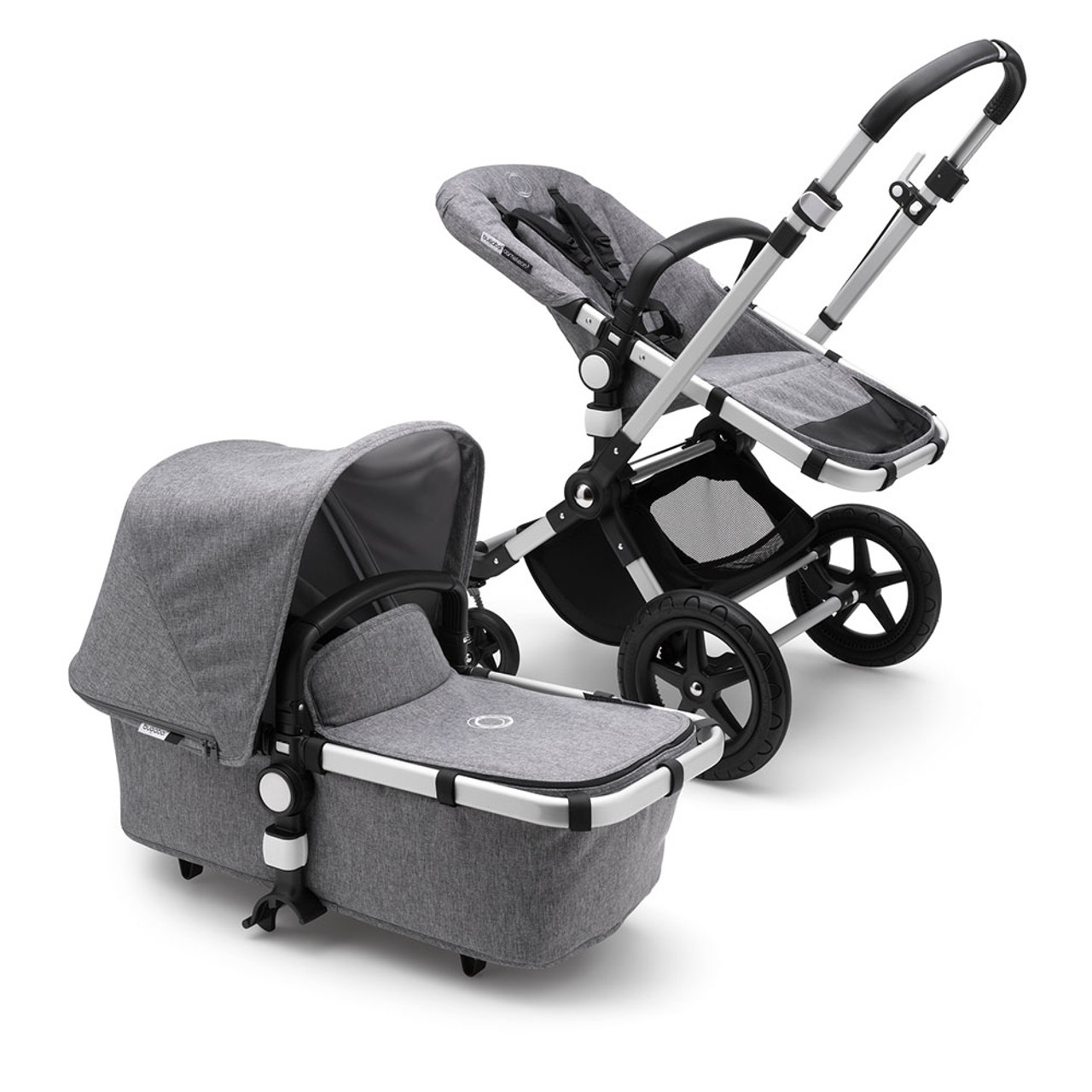 bugaboo cameleon 3 grey melange fabric set