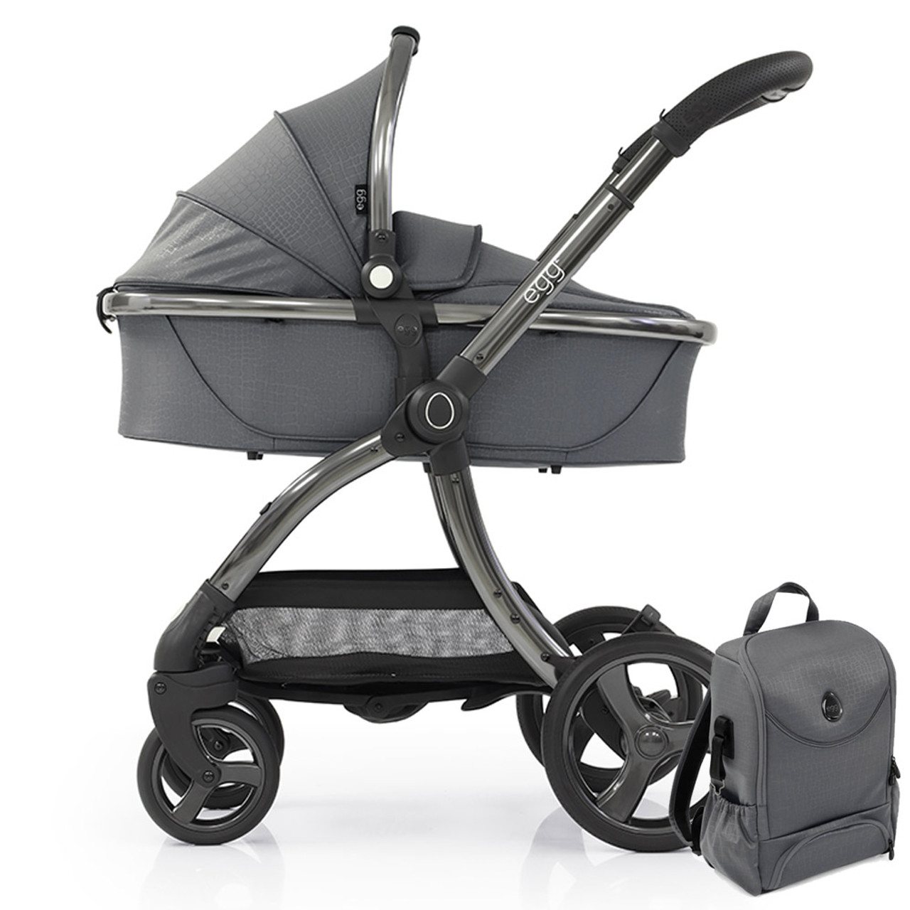 egg carrycot grey