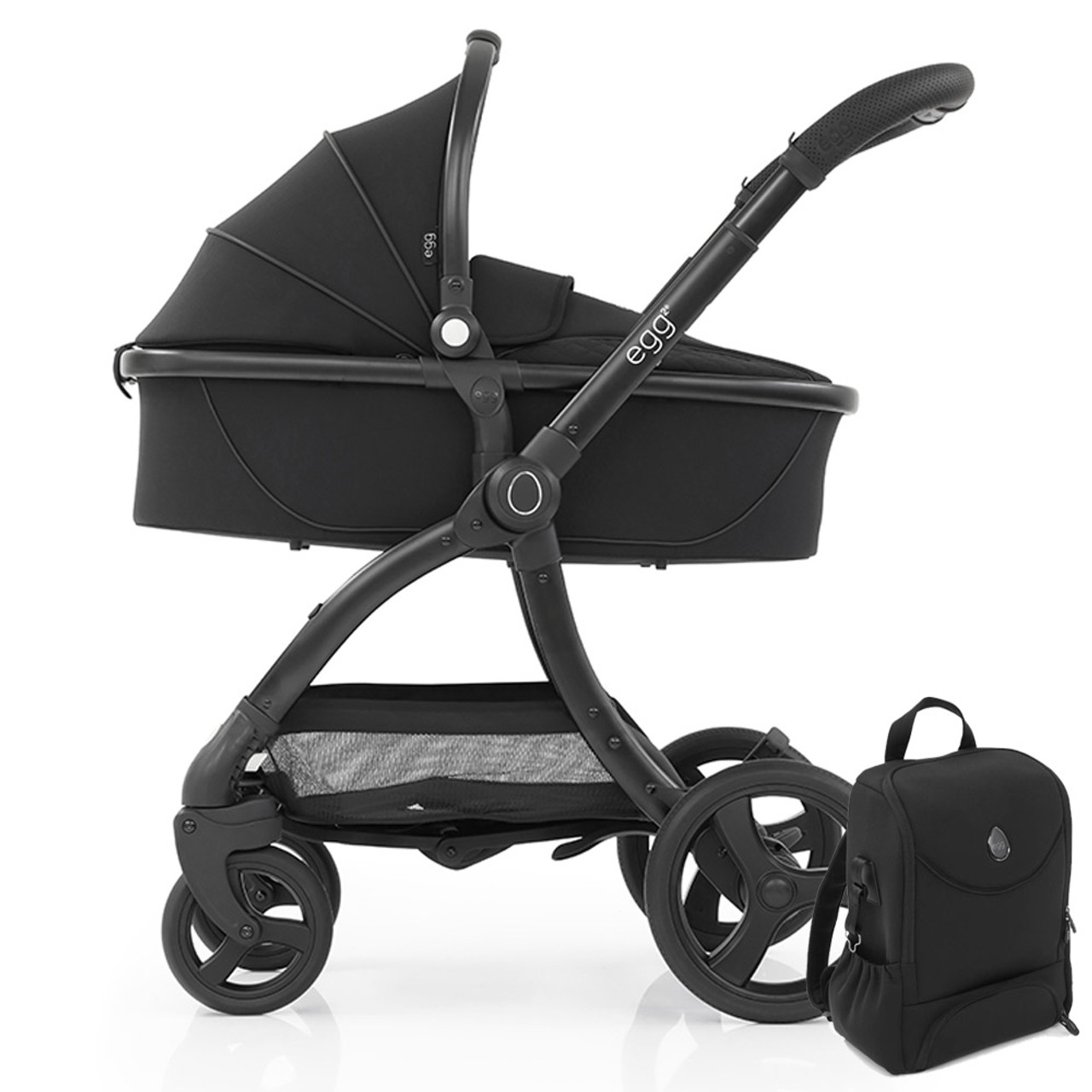 black egg stroller