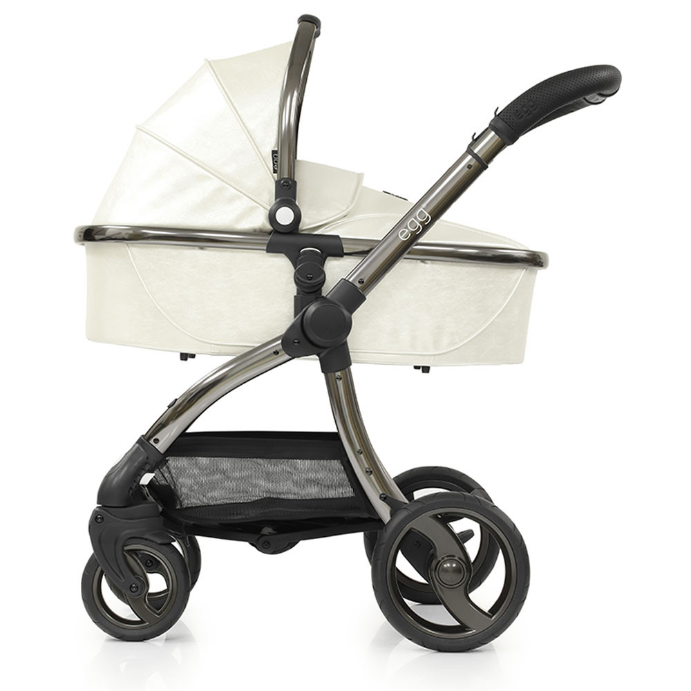 silver egg pram