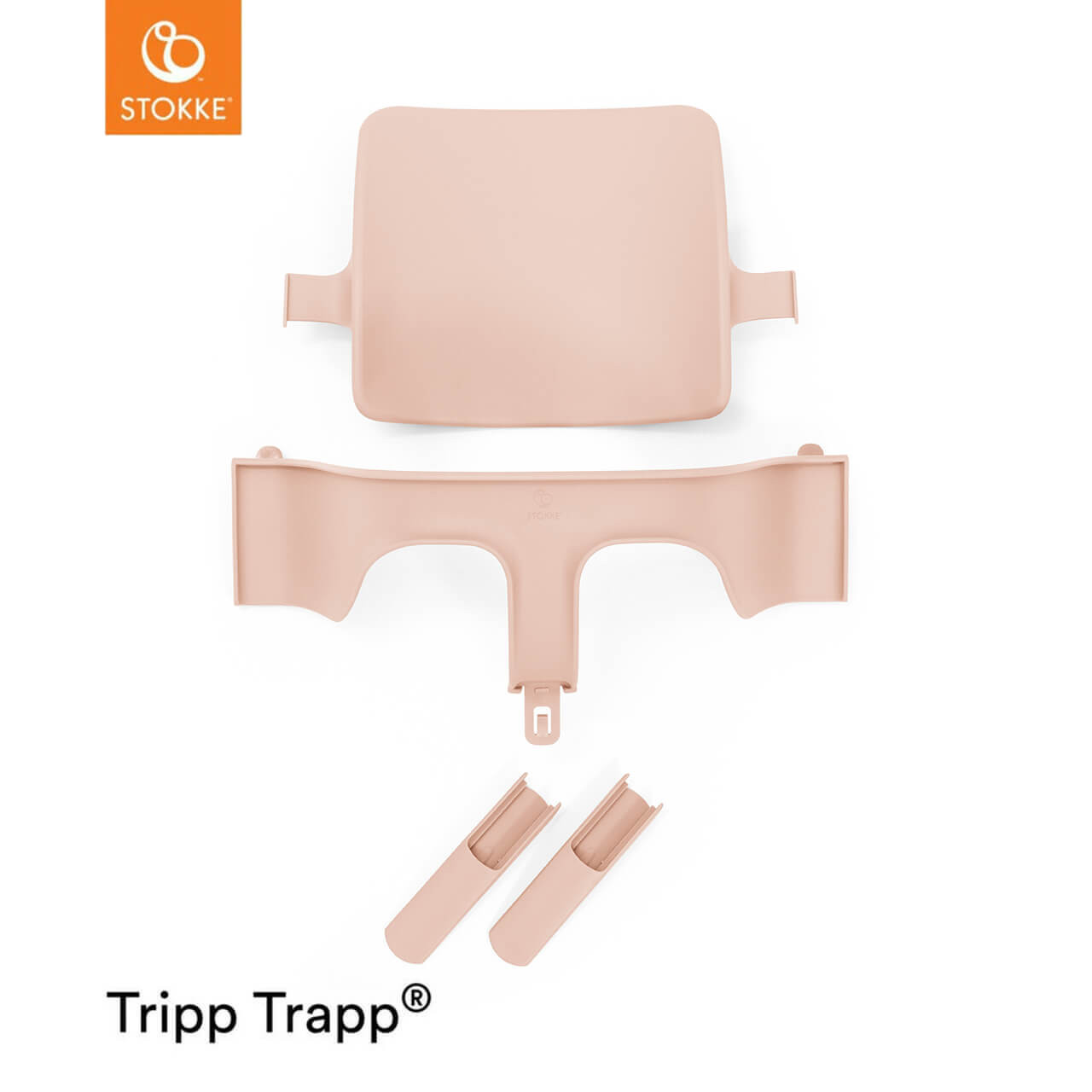 Stokke® Tripp Trapp® Highchair Baby Set Tray Serene Pink