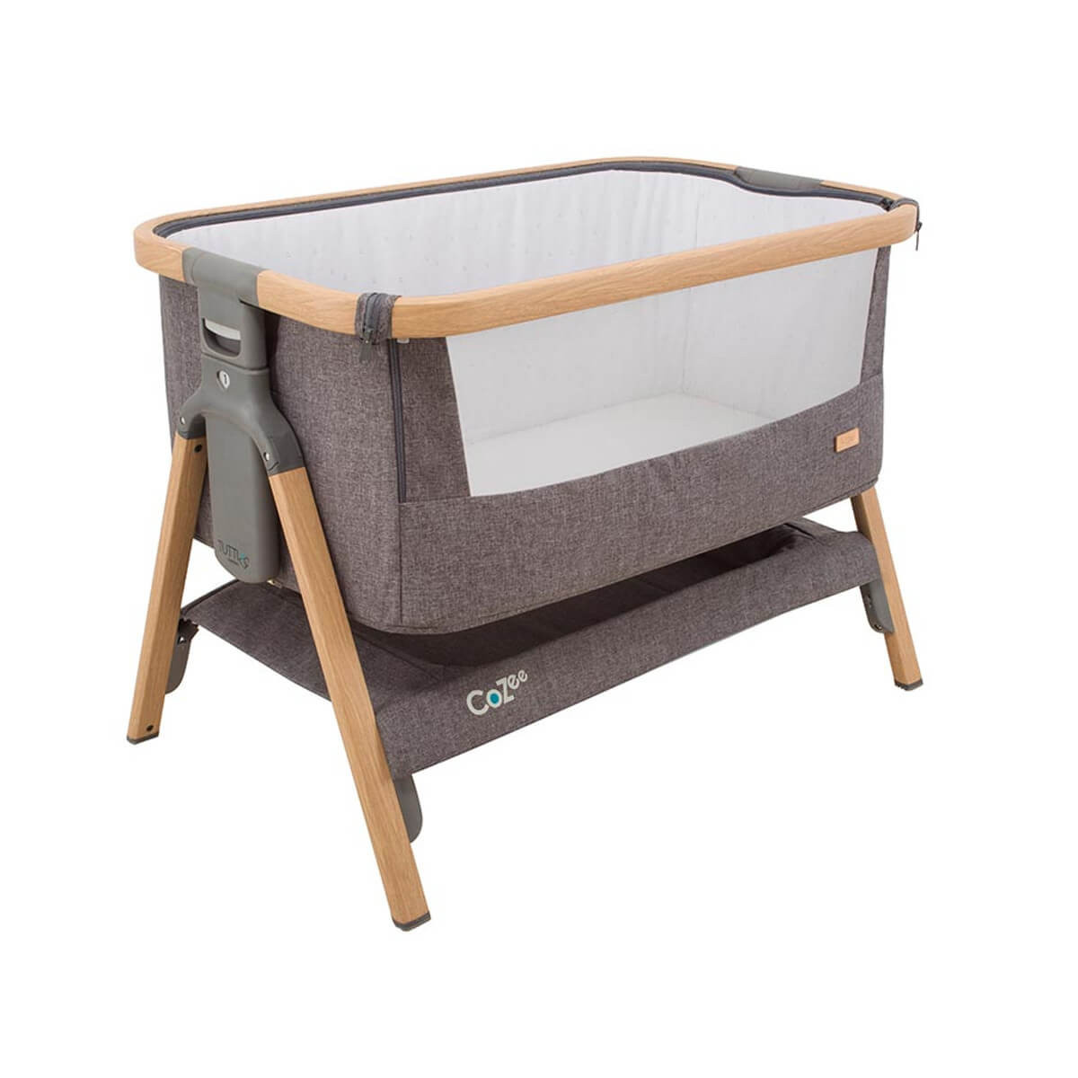 Tutti Bambini CoZee® Bedside Crib Starter Bundle Oak and