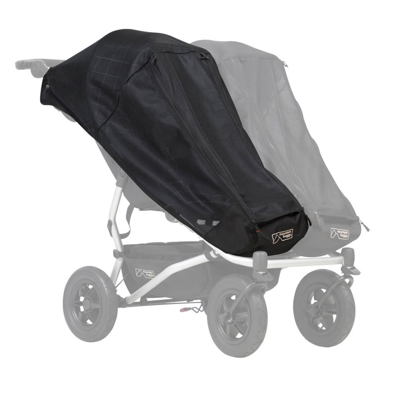 mountain buggy duet as a single stroller