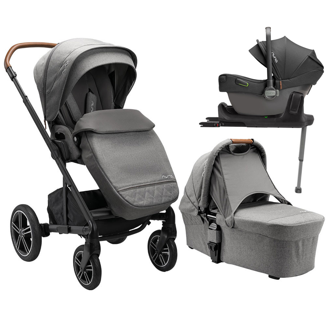 nuna mixx bundle grey