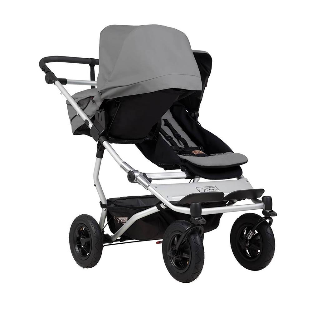 Mountain Buggy Duet V3 Carrycot Plus Silver Winstanleys