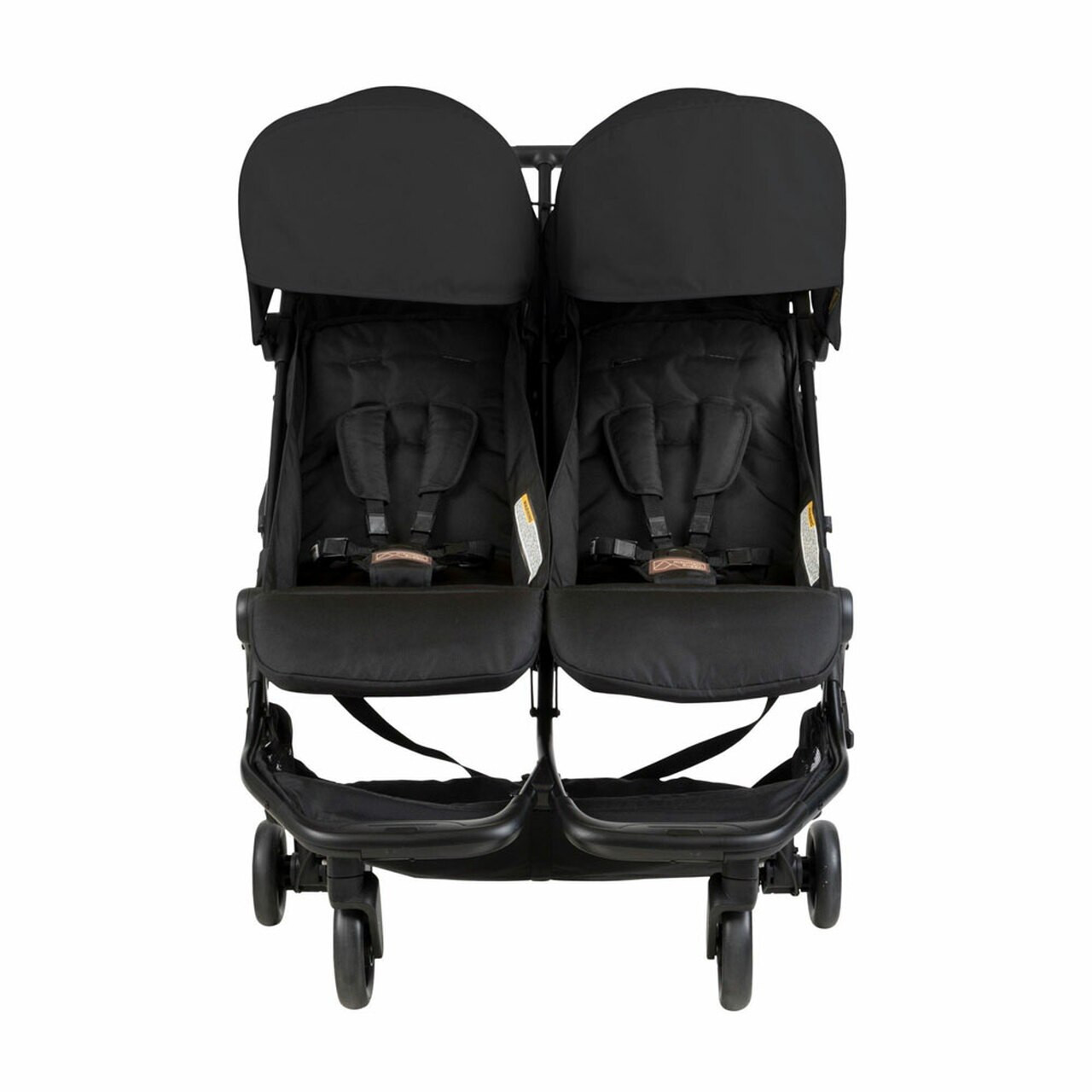 Mountain Buggy Nano Duo with Cocoon for Twins Bundle Black