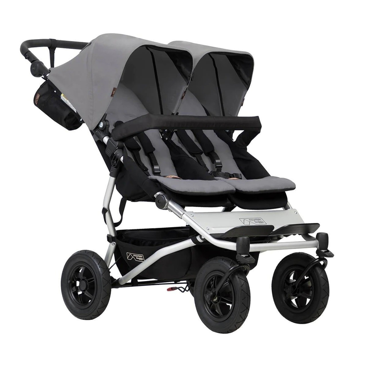 Mountain Buggy Duet V3 and Cocoon for Twins Bundle Silver